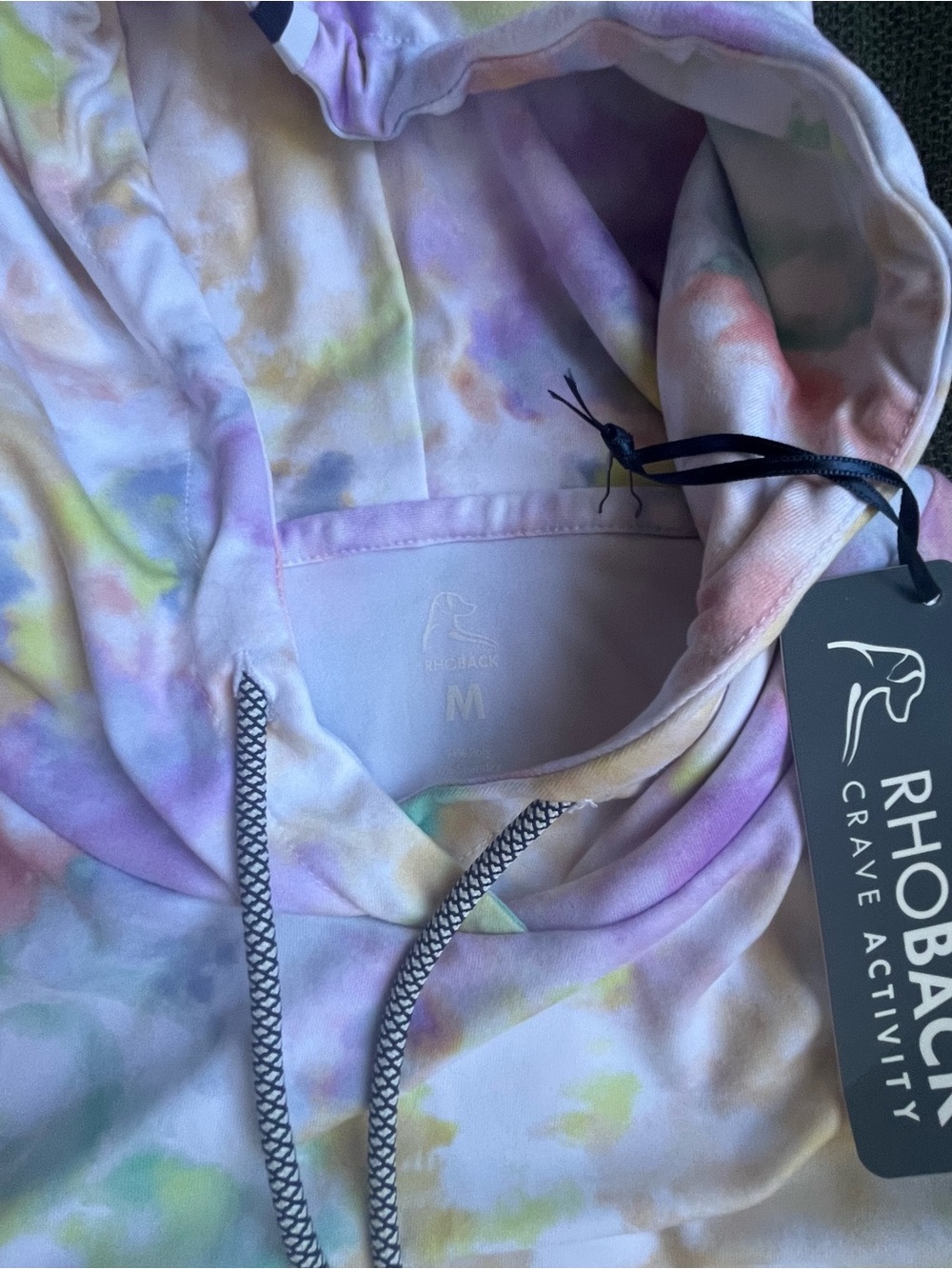 NWT Rhoback multicolor Hodie men's Size M - Picture 4 of 4